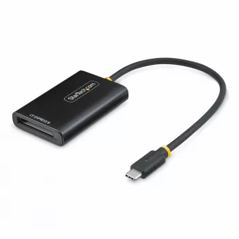 StarTech.com Lector de tarjetas CFexpress Type-B USB-C, USB 10Gbps, lector de tarjetas de memoria portátil, adaptador USB Type-C a CF-Express 2.0, funciona con cualquier sistema operativo