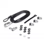 StarTech.com Kit de bloqueo para portátil/sobremesa y periféricos, candado de seguridad antirrobo, ranura K, cable de acero de 9,8 pies (3 m), 3 dispositivos, código de 4 dígitos personalizable – TAA