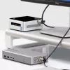 StarTech.com Kit de bloqueo para portátil/sobremesa y periféricos, candado de seguridad antirrobo, ranura K, cable de acero de 9,8 pies (3 m), 3 dispositivos, código de 4 dígitos personalizable – TAA