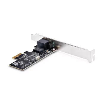 StarTech.com Tarjeta de red PCIe NBASE-T de 2,5Gbps de 1 puerto, Intel® I225-V, tarjeta de red para ordenador de un solo puerto, NIC Ethernet MultiGigabit, tarjeta LAN para servidor PCI Express