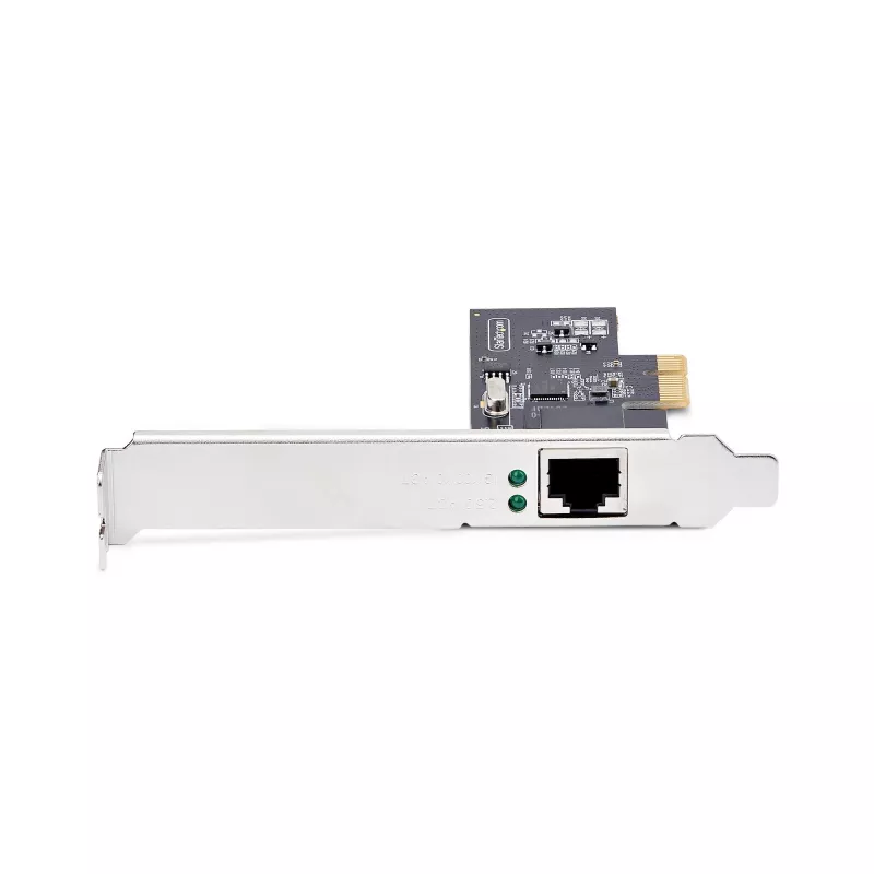 StarTech.com Tarjeta de red PCIe NBASE-T de 2,5Gbps de 1 puerto, Intel® I225-V, tarjeta de red para ordenador de un solo puerto, NIC Ethernet MultiGigabit, tarjeta LAN para servidor PCI Express