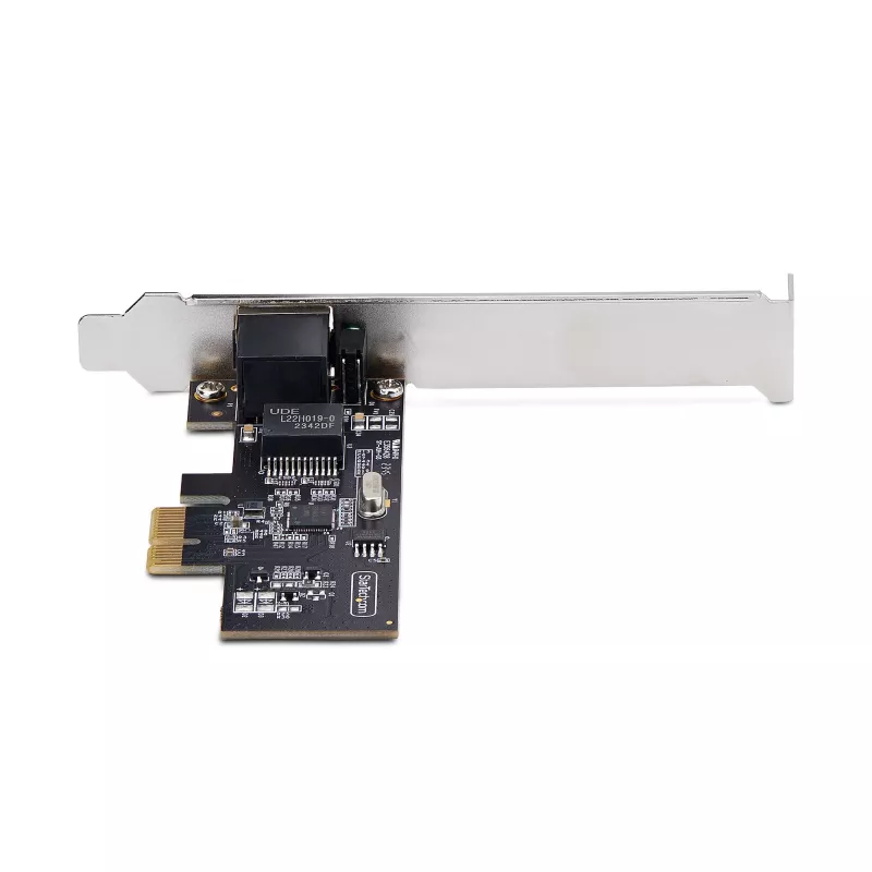 StarTech.com Tarjeta de red PCIe NBASE-T de 2,5Gbps de 1 puerto, Intel® I225-V, tarjeta de red para ordenador de un solo puerto, NIC Ethernet MultiGigabit, tarjeta LAN para servidor PCI Express