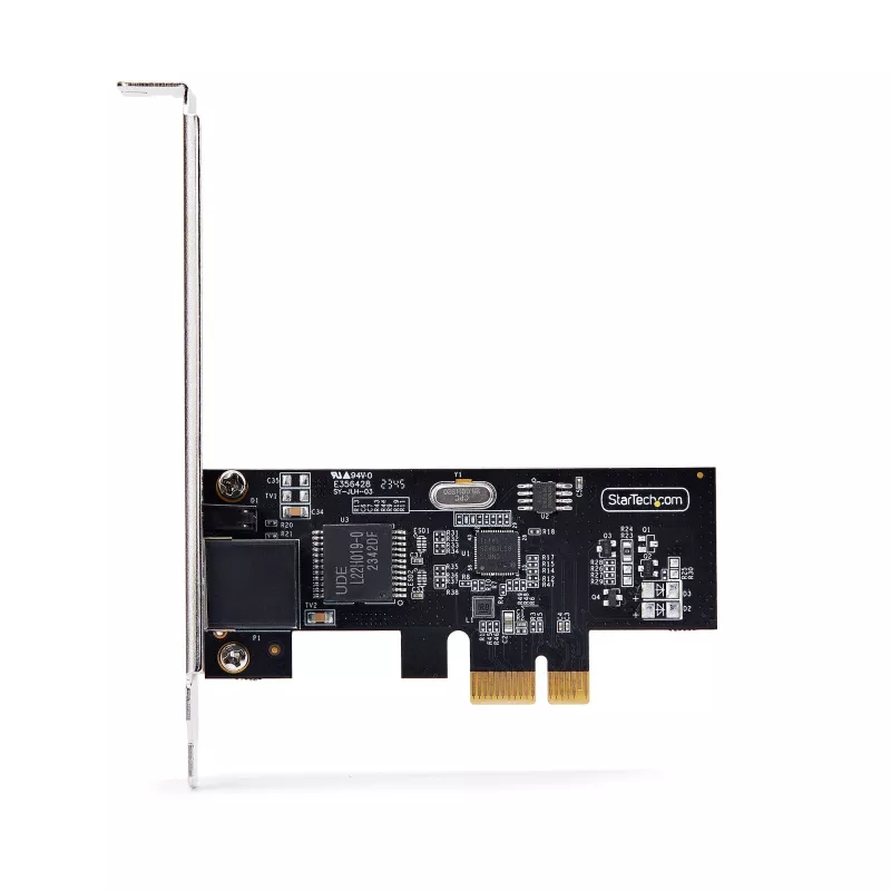 StarTech.com Tarjeta de red PCIe NBASE-T de 2,5Gbps de 1 puerto, Intel® I225-V, tarjeta de red para ordenador de un solo puerto, NIC Ethernet MultiGigabit, tarjeta LAN para servidor PCI Express