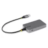StarTech.com Hub USB-A de 4 puertos, 5 Gbit/s, alimentado por bus, hub USB-A a 4x USB-A con entrada de alimentación auxiliar USB-C, cable host de 30 cm, hub USB portátil para sobremesa/portátil