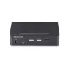 StarTech.com Switch KVM DisplayPort de 2 puertos, 4K 60Hz, DP 1.2, gestión EDID, hub USB 3.0 de 2 puertos, 4x puertos USB HID, conforme a TAA