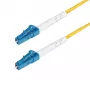 StarTech.com Cable de fibra óptica monomodo OS2 simplex LC a LC (UPC) de 3 m, 9/125 µm, 40G/100G, insensible a curvaturas, baja atenuación de inserción – Cable de conexión de fibra óptica LSZH