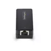StarTech.com Aislador de red Gigabit de 1 puerto, acoplador Ethernet RJ45 inline compacto con aislamiento galvánico de 4kV, IP40, montaje en carril DIN posible, conforme a TAA