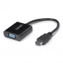 StarTech.com Adaptador HDMI a VGA, convertidor de vídeo activo para portátil/sobremesa, 1920x1080 (1080p), fuente HDMI a monitor VGA/display/proyector