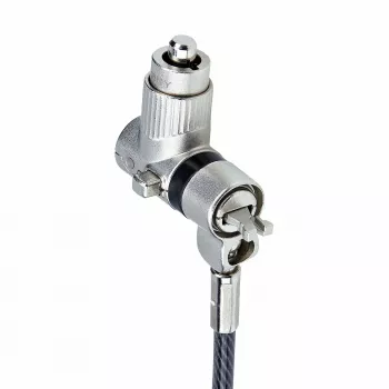 StarTech.com Pack de 25 candados universales para portátil de 2 m, apertura con la misma llave, cable de seguridad, compatible con Noble Wedge®/Nano/K-Slot, cable antirrobo resistente a cortes