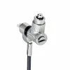 StarTech.com Pack de 25 candados universales para portátil de 2 m, apertura con la misma llave, cable de seguridad, compatible con Noble Wedge®/Nano/K-Slot, cable antirrobo resistente a cortes