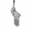 StarTech.com Pack de 25 candados universales para portátil de 2 m, cable de seguridad serializado para portátil, compatible con Noble Wedge®/Nano/K-Slot, cable con cierre de combinación sin llave – TAA
