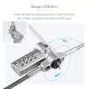 StarTech.com Pack de 25 candados universales para portátil de 2 m, cable de seguridad serializado para portátil, compatible con Noble Wedge®/Nano/K-Slot, cable con cierre de combinación sin llave – TAA