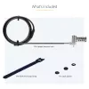 StarTech.com Pack de 25 candados universales para portátil de 2 m, cable de seguridad serializado para portátil, compatible con Noble Wedge®/Nano/K-Slot, cable con cierre de combinación sin llave – TAA