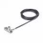 StarTech.com Pack de 10 candados para portátil de doble acceso, cable de seguridad de 1,98 m con apertura con la misma llave y combinación para dispositivos con ranura K, cable de acero antirrobo para ordenador
