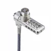 StarTech.com Pack de 10 candados para portátil de doble acceso, cable de seguridad de 1,98 m con apertura con la misma llave y combinación para dispositivos con ranura K, cable de acero antirrobo para ordenador
