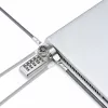 StarTech.com Pack de 10 candados para portátil de doble acceso, cable de seguridad de 1,98 m con apertura con la misma llave y combinación para dispositivos con ranura K, cable de acero antirrobo para ordenador