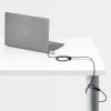 StarTech.com Pack de 10 candados para portátil de doble acceso, cable de seguridad de 1,98 m con apertura con la misma llave y combinación para dispositivos con ranura K, cable de acero antirrobo para ordenador