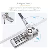 StarTech.com Pack de 10 candados para portátil de doble acceso, cable de seguridad de 1,98 m con apertura con la misma llave y combinación para dispositivos con ranura K, cable de acero antirrobo para ordenador