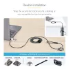 StarTech.com Pack de 10 candados para portátil de doble acceso, cable de seguridad de 1,98 m con apertura con la misma llave y combinación para dispositivos con ranura K, cable de acero antirrobo para ordenador