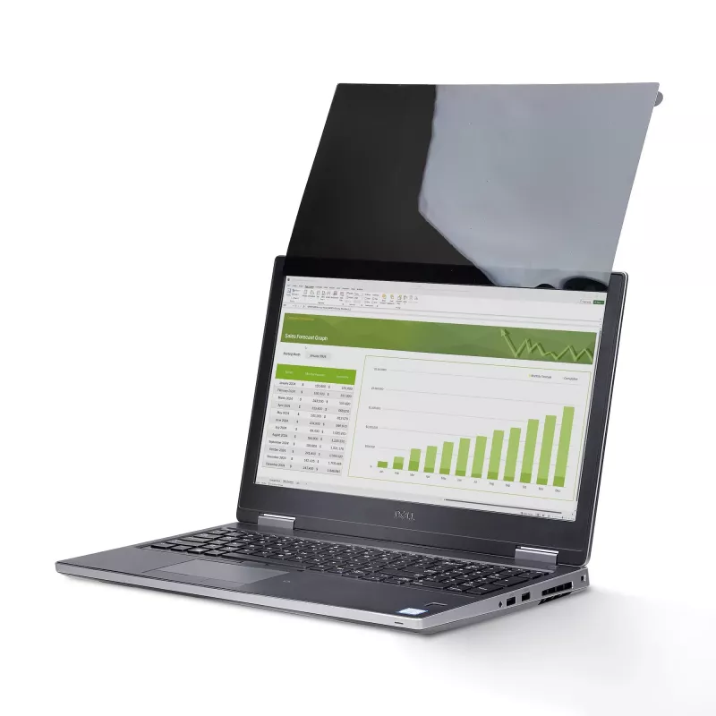 StarTech.com Protector de privacidad abatible con táctil de 16 pulgadas 16:10, filtro de privacidad antirreflejo, protector de pantalla para monitor de portátil con reducción del 51 % de luz azul