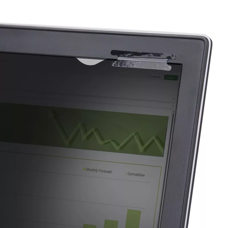 StarTech.com Protector de privacidad abatible con táctil de 16 pulgadas 16:10, filtro de privacidad antirreflejo, protector de pantalla para monitor de portátil con reducción del 51 % de luz azul