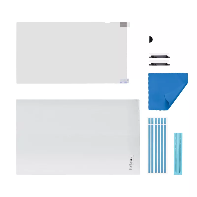 StarTech.com Protector de privacidad abatible con táctil de 16 pulgadas 16:10, filtro de privacidad antirreflejo, protector de pantalla para monitor de portátil con reducción del 51 % de luz azul