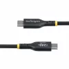 StarTech.com Cable de carga USB-C de 4 m, cable USB-C certificado USB-IF, 240W PD EPR, cable de carga para portátil USB 2.0 Type-C, cable de transferencia de datos USB-C, funda TPE, M/M