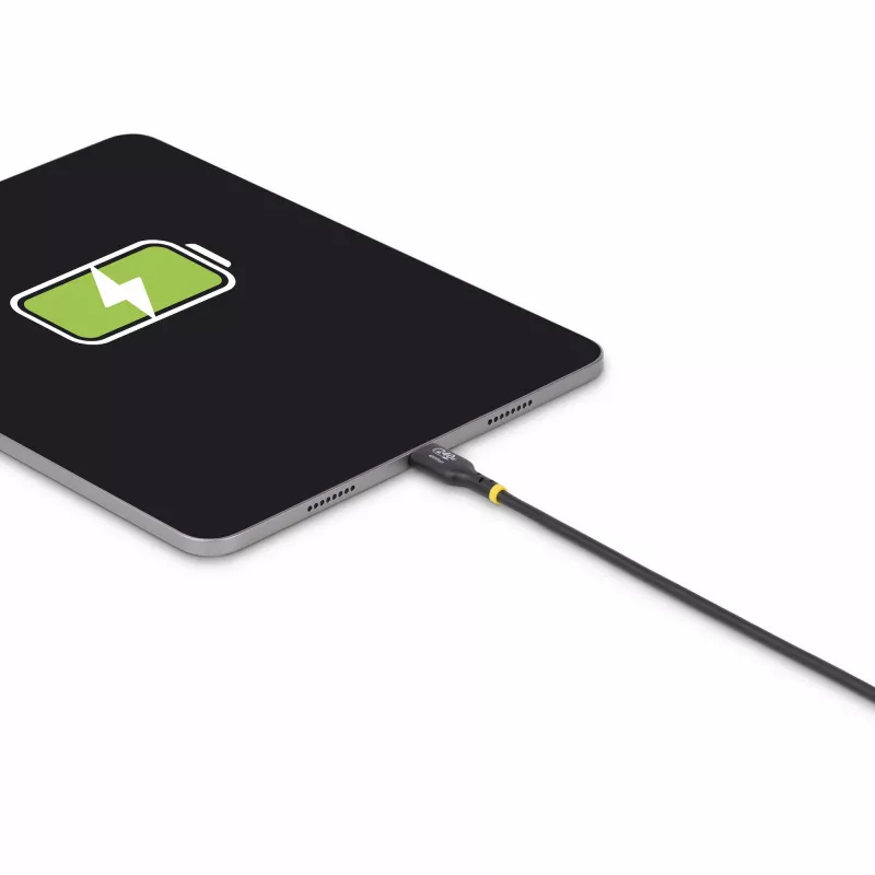 StarTech.com Cable de carga USB-C de 4 m, cable USB-C certificado USB-IF, 240W PD EPR, cable de carga para portátil USB 2.0 Type-C, cable de transferencia de datos USB-C, funda TPE, M/M