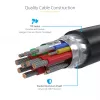 StarTech.com Cable de carga USB-C de 4 m, cable USB-C certificado USB-IF, 240W PD EPR, cable de carga para portátil USB 2.0 Type-C, cable de transferencia de datos USB-C, funda TPE, M/M