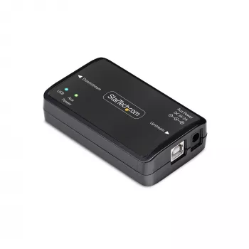 Aislador galvánico USB de StarTech.com, hasta 6 kV, filtro de interferencias eléctricas, IP40, montaje en carril DIN, filtro de red aislado, USB 2.0/1.1, 5 V/250 mA, Plug-and-Play, TAA