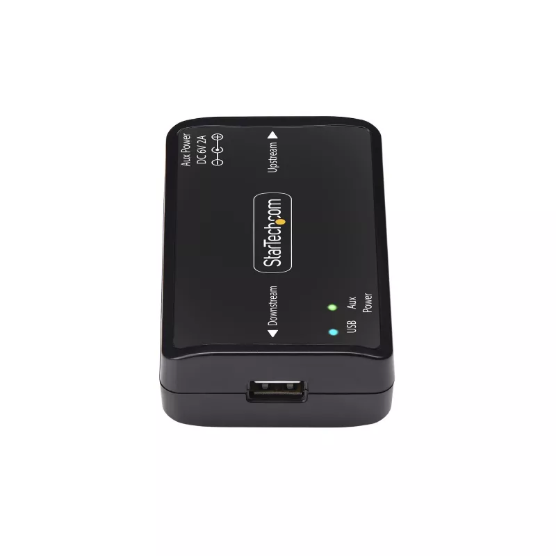 Aislador galvánico USB de StarTech.com, hasta 6 kV, filtro de interferencias eléctricas, IP40, montaje en carril DIN, filtro de red aislado, USB 2.0/1.1, 5 V/250 mA, Plug-and-Play, TAA