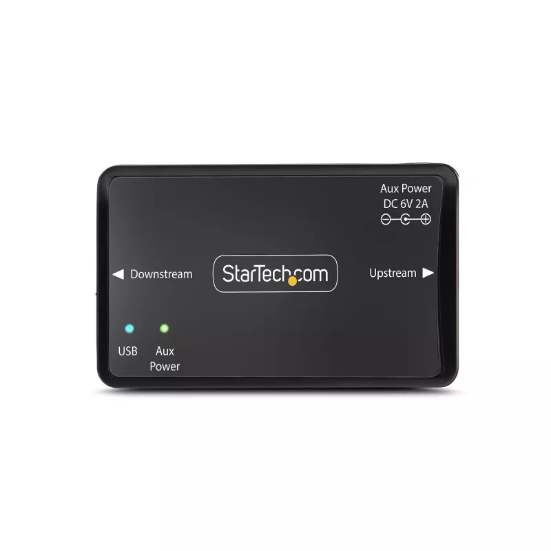 Aislador galvánico USB de StarTech.com, hasta 6 kV, filtro de interferencias eléctricas, IP40, montaje en carril DIN, filtro de red aislado, USB 2.0/1.1, 5 V/250 mA, Plug-and-Play, TAA