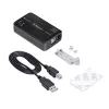 Aislador galvánico USB de StarTech.com, hasta 6 kV, filtro de interferencias eléctricas, IP40, montaje en carril DIN, filtro de red aislado, USB 2.0/1.1, 5 V/250 mA, Plug-and-Play, TAA
