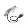 StarTech.com Dongle convertidor de medios Gigabit de fibra a Ethernet RJ45, óptico monomodo 10 km/multimodo 800 m, alimentación USB, diseño compacto, carcasa metálica, Micro Mini, TAA