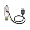 StarTech.com Dongle convertidor de medios Gigabit de fibra a Ethernet RJ45, óptico monomodo 10 km/multimodo 800 m, alimentación USB, diseño compacto, carcasa metálica, Micro Mini, TAA