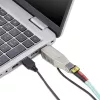 StarTech.com Dongle convertidor de medios Gigabit de fibra a Ethernet RJ45, óptico monomodo 10 km/multimodo 800 m, alimentación USB, diseño compacto, carcasa metálica, Micro Mini, TAA