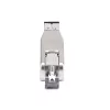 StarTech.com Dongle conversor de medios Gigabit de fibra óptica a Ethernet RJ45, óptico monomodo 10 km/multimodo 800 m, alimentado por PoE, diseño compacto, carcasa de metal, Micro Mini, TAA