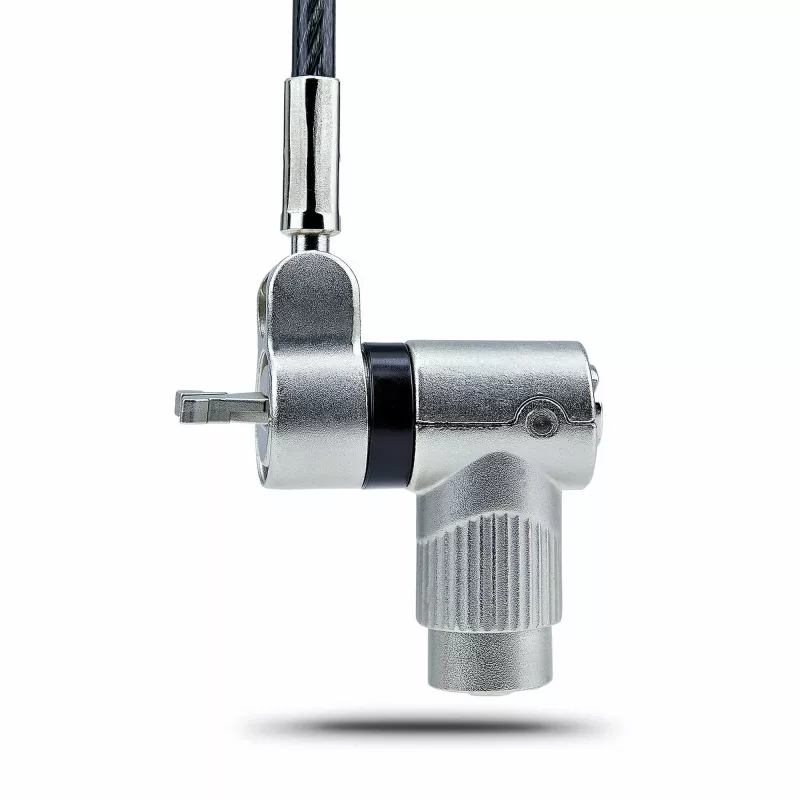StarTech.com Pack de 25 candados universales para portátil de 2 m (6,6 ft), cable de seguridad con llave maestra, seguridad informática, compatible con Noble Wedge®/Nano/K-Slot; cable antirrobo resistente a cortes
