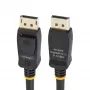 StarTech.com Cable DisplayPort certificado por VESA de 2 m (6,6 ft) – pack de 10 – cable DisplayPort 1.2 con bloqueo, 4K 60Hz UHD, cable DP a DP para monitor, conectores DP con bloqueo