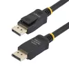 StarTech.com Cable DisplayPort certificado por VESA de 2 m (6,6 ft) – pack de 10 – cable DisplayPort 1.2 con bloqueo, 4K 60Hz UHD, cable DP a DP para monitor, conectores DP con bloqueo
