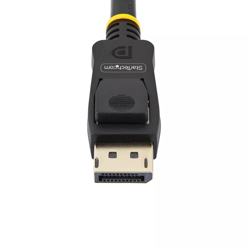StarTech.com Cable DisplayPort certificado por VESA de 2 m (6,6 ft) – pack de 10 – cable DisplayPort 1.2 con bloqueo, 4K 60Hz UHD, cable DP a DP para monitor, conectores DP con bloqueo