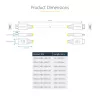 StarTech.com Cable HDMI High-Speed premium certificado de 2 m (6,6 ft), 4K 60Hz/1440p 144Hz, HDR10/HDCP 2.2/ARC, 18Gbps, cable HDMI 2.0 UHD para TV/monitor/pantalla, funda de TPE