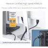 StarTech.com Cable HDMI High-Speed premium certificado de 2 m (6,6 ft), 4K 60Hz/1440p 144Hz, HDR10/HDCP 2.2/ARC, 18Gbps, cable HDMI 2.0 UHD para TV/monitor/pantalla, funda de TPE