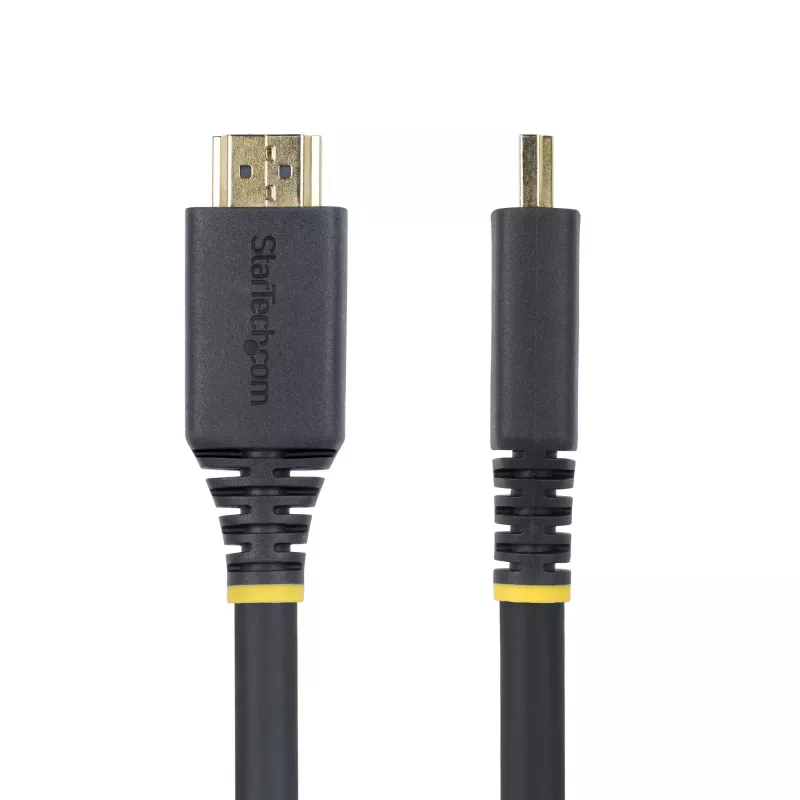 StarTech.com Cable HDMI High Speed Premium Certified de 5 m (16.4ft), 4K 60Hz/1440p 144Hz, HDR10/HDCP 2.2/ARC, 18Gbps, Cable HDMI 2.0 UHD para TV/Monitor/Pantalla, Funda TPE