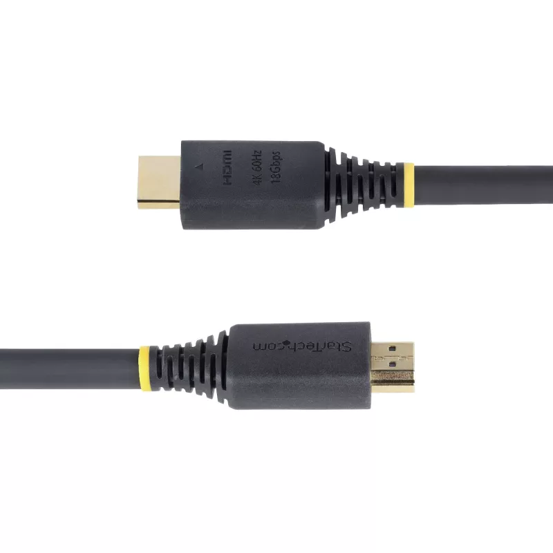 StarTech.com Cable HDMI High Speed Premium Certified de 5 m (16.4ft), 4K 60Hz/1440p 144Hz, HDR10/HDCP 2.2/ARC, 18Gbps, Cable HDMI 2.0 UHD para TV/Monitor/Pantalla, Funda TPE