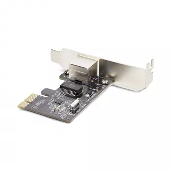StarTech.com Tarjeta adaptadora de red Gigabit PCIe de 1 puerto, NIC de perfil bajo, tarjeta LAN PCI Express 10/100/1000Mbps, Realtek RTL8111H, Windows y Linux, conforme a TAA