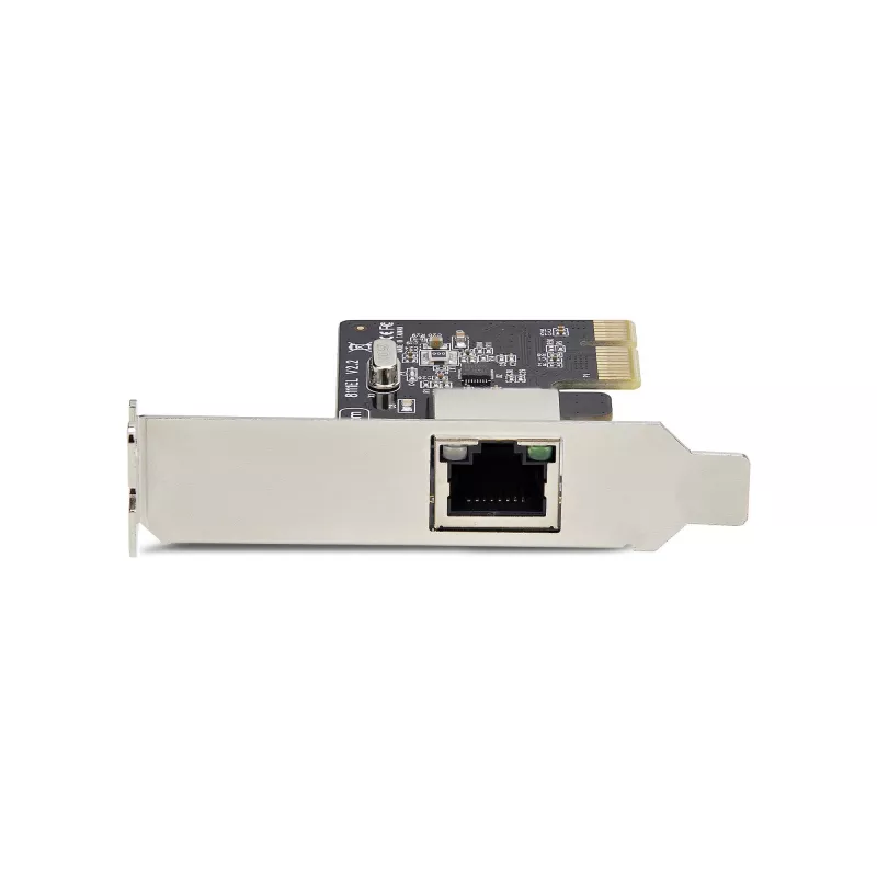 StarTech.com Tarjeta adaptadora de red Gigabit PCIe de 1 puerto, NIC de perfil bajo, tarjeta LAN PCI Express 10/100/1000Mbps, Realtek RTL8111H, Windows y Linux, conforme a TAA