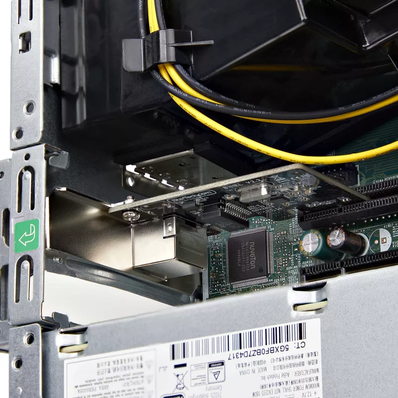 StarTech.com Tarjeta adaptadora de red Gigabit PCIe de 1 puerto, NIC de perfil bajo, tarjeta LAN PCI Express 10/100/1000Mbps, Realtek RTL8111H, Windows y Linux, conforme a TAA
