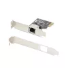 StarTech.com Tarjeta adaptadora de red Gigabit PCIe de 1 puerto, NIC de perfil bajo, tarjeta LAN PCI Express 10/100/1000Mbps, Realtek RTL8111H, Windows y Linux, conforme a TAA