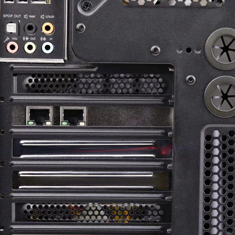 StarTech.com Tarjeta de red Gigabit PCIe de 2 puertos, NIC PCI Express 10/100/1000Mbit/s, doble Realtek RTL8111H, compatible con Windows y Linux, conforme a TAA
